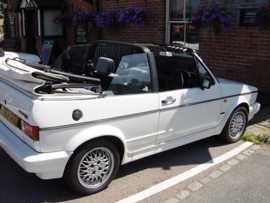 Click on this photo of the Volkswagen Golf Karman Convertible to enlarge... for sale at Vines Cross Auto Exchange Ninfield