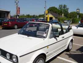 Click on this photo of the Volkswagen Golf Karman Convertible to enlarge... for sale at Vines Cross Auto Exchange Ninfield
